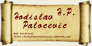 Hodislav Paločević vizit kartica